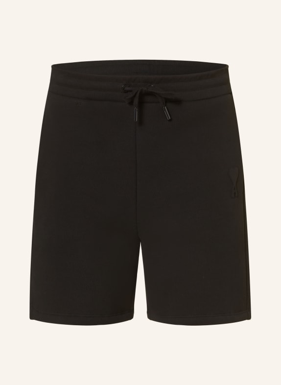 AMI PARIS Sweat shorts BLACK