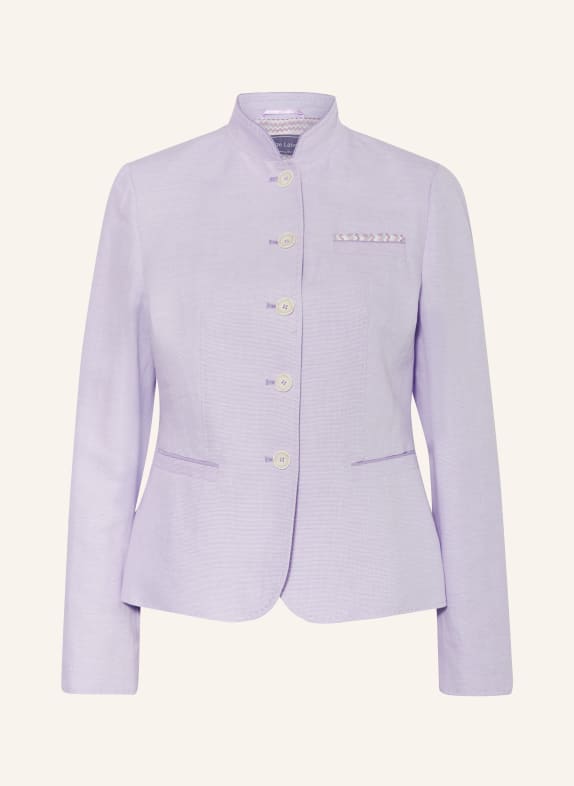 White Label Alpine jacket with linen LIGHT PURPLE