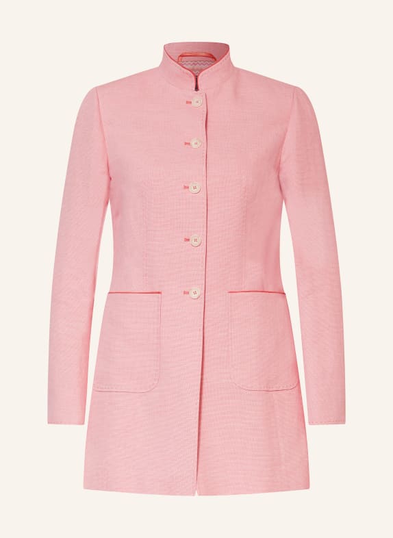 White Label Alpine jacket with linen PINK