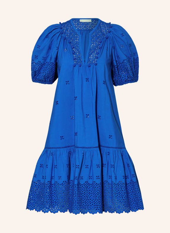 ULLA JOHNSON Dress AURORA with lace BLUE