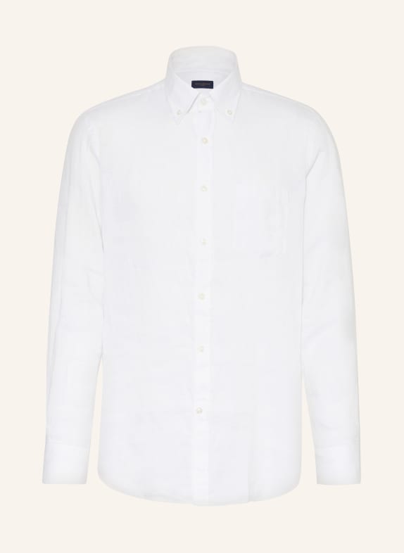 PAUL & SHARK Linen shirt regular fit WHITE