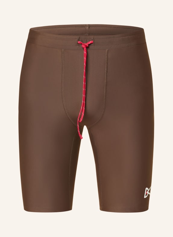 District Vision Running tights BROWN