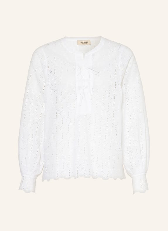 MOS MOSH Blouse MMYEN in broderie anglaise WHITE
