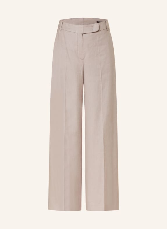 windsor. Culottes with linen BEIGE
