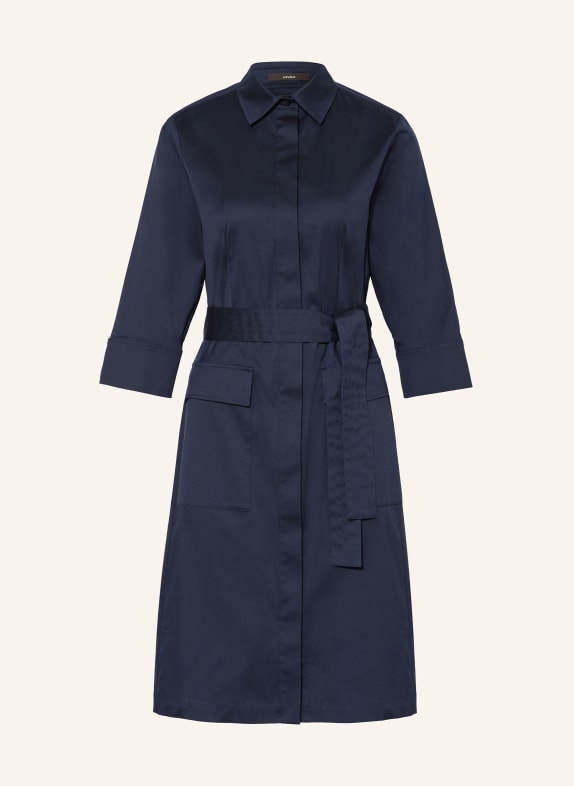 windsor. Shirt dress with 3/4 sleeves 415 Navy 415