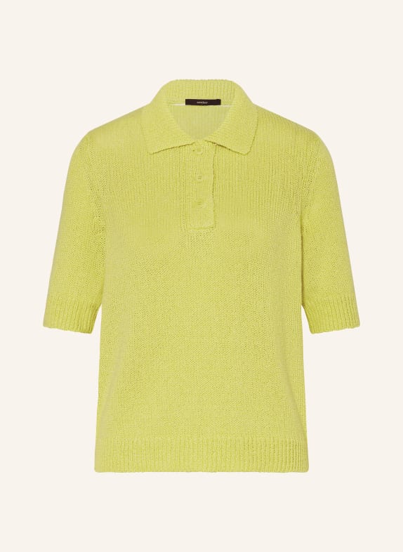 windsor. Knitted polo shirt LIGHT YELLOW