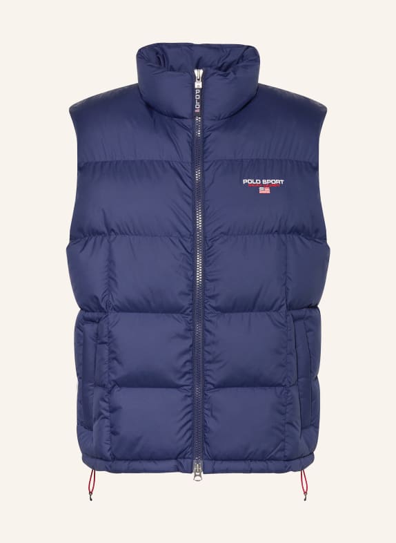 POLO SPORT Quilted vest DARK BLUE