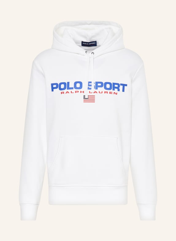 POLO SPORT Hoodie WEISS