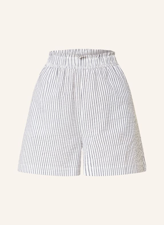 lollys laundry Paperbag-Shorts BLANCALL BLAU/ WEISS