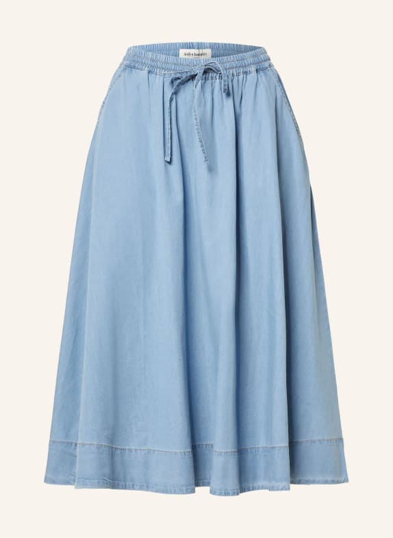 lollys laundry Skirt BRISTOLLL in denim look LIGHT BLUE