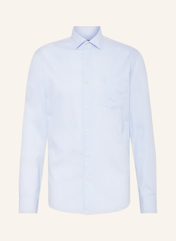 pierre cardin Shirt KENT modern fit LIGHT BLUE/ WHITE