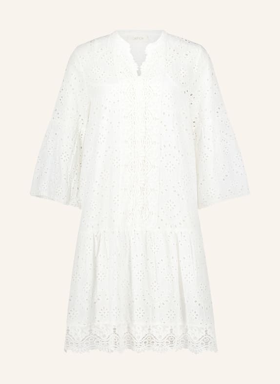 CARTOON Dress with 3/4 sleeves and lace WHITE