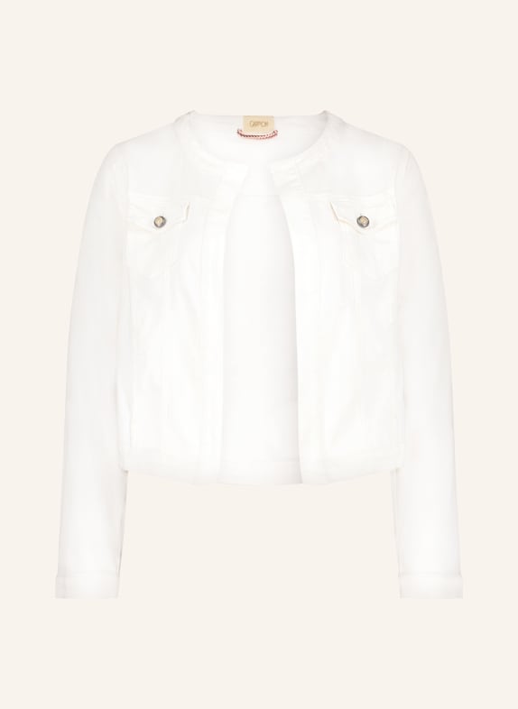 CARTOON Denim jacket WHITE