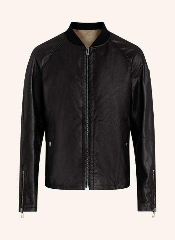 BELSTAFF Leather bomber jacket CENTENARY reversible BLACK