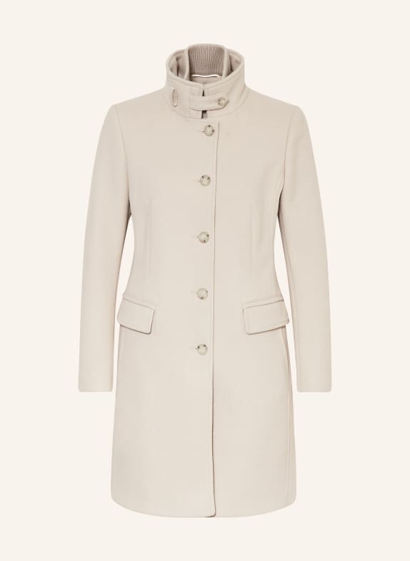 CINQUE Coat CIASTRO with detachable trim BEIGE