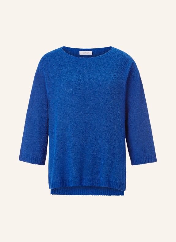 rich&royal Sweater with 3/4 sleeves BLUE