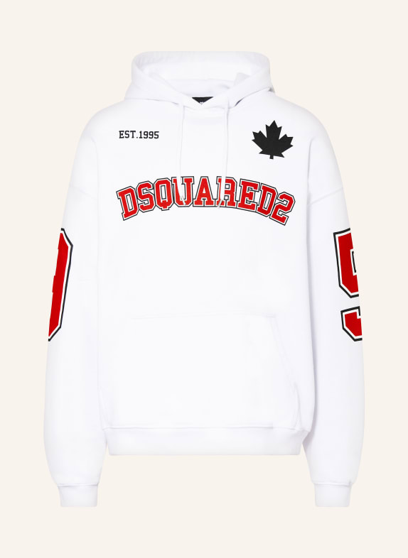 DSQUARED2 Hoodie CATEN 64 WEISS