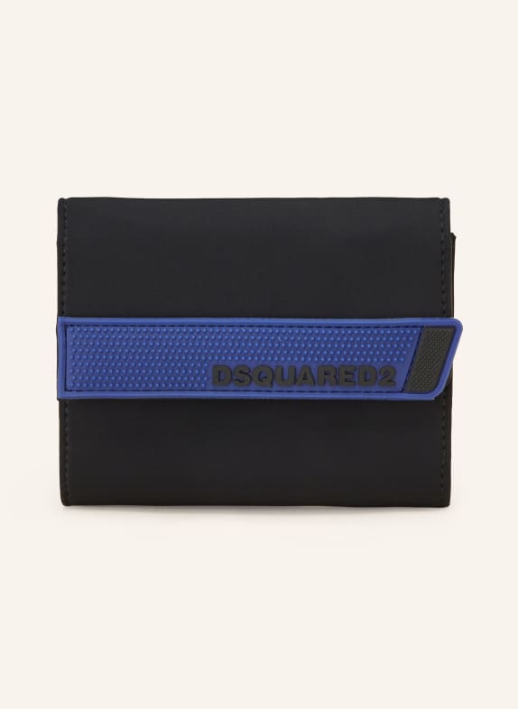 DSQUARED2 Neck wallet BLACK/ DARK BLUE