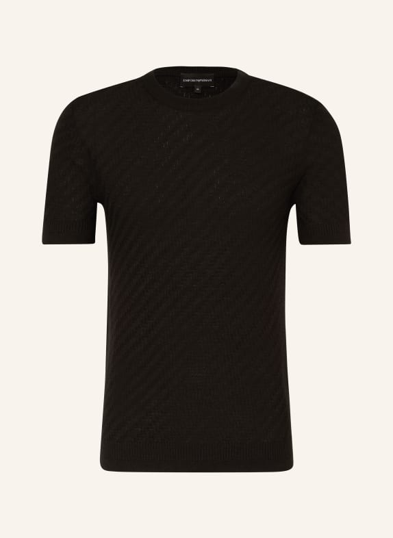 EMPORIO ARMANI Knit shirt BLACK