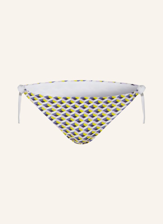 Passionata Triangle bikini bottoms HANAE WHITE/ LIGHT PURPLE/ YELLOW
