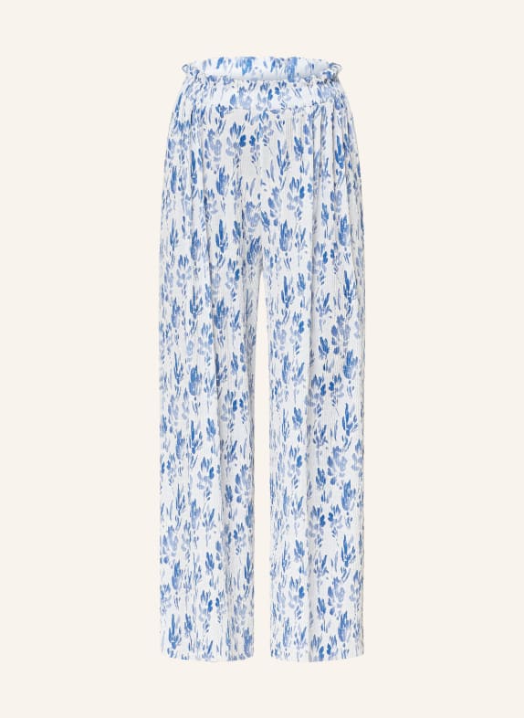 rich&royal 7/8 trousers with pleats LIGHT BLUE/ BLUE