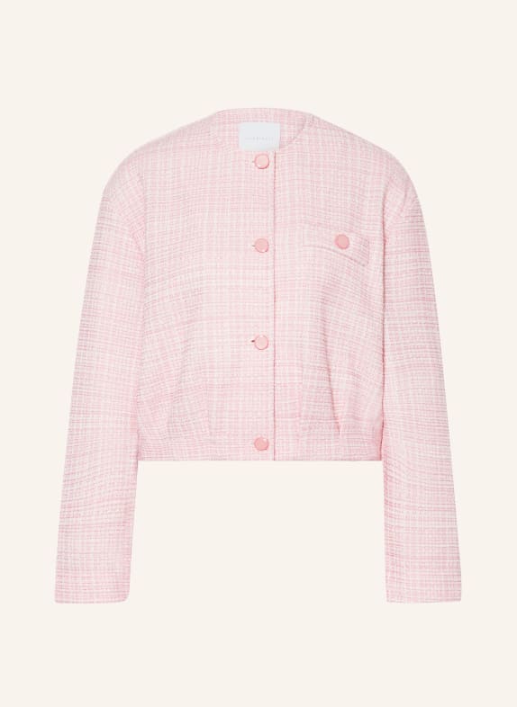 rich&royal Tweed jacket with glitter thread PINK
