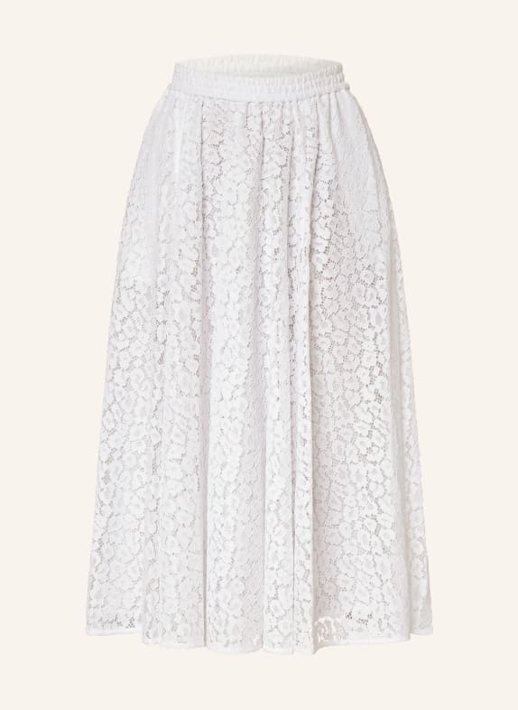 MICHAEL KORS Lace skirt WHITE