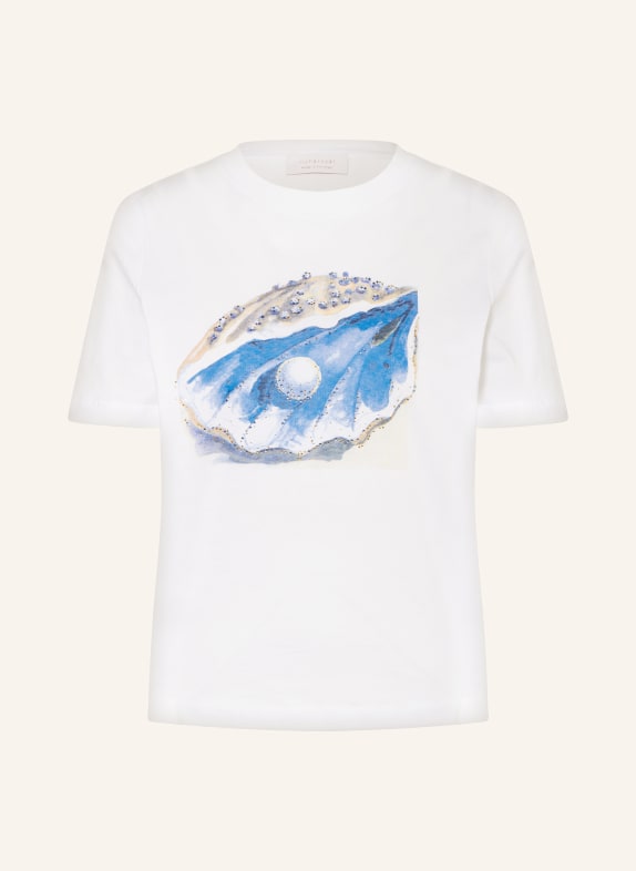 rich&royal T-shirt with decorative gems WHITE