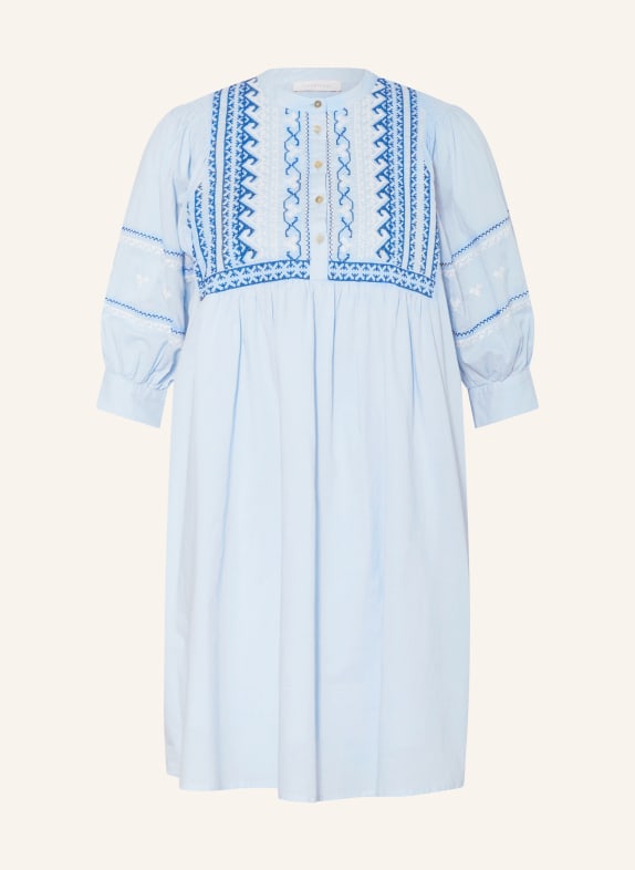 rich&royal Dress with 3/4 sleeves LIGHT BLUE