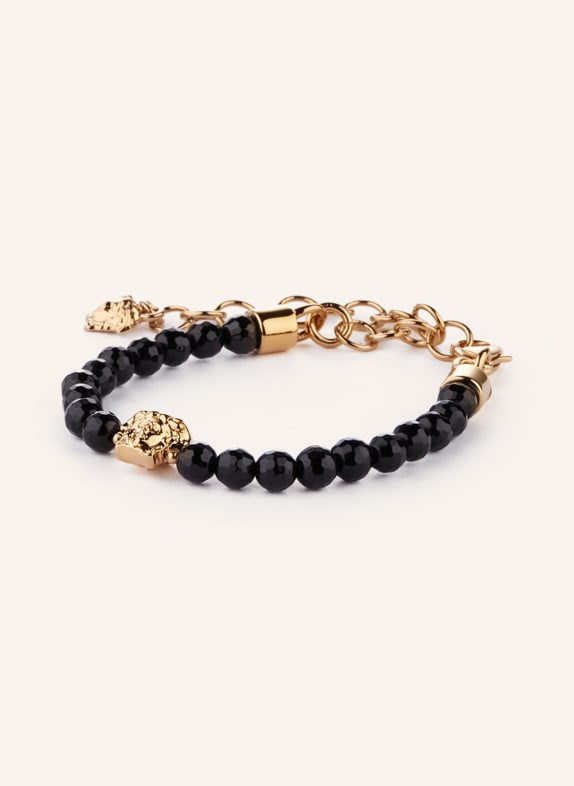 VERSACE Bracelet MEDUSA BLACK/ GOLD