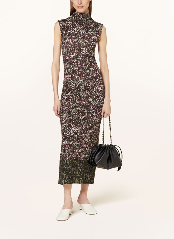 LOEWE Clutch FLAMENCO ZWART