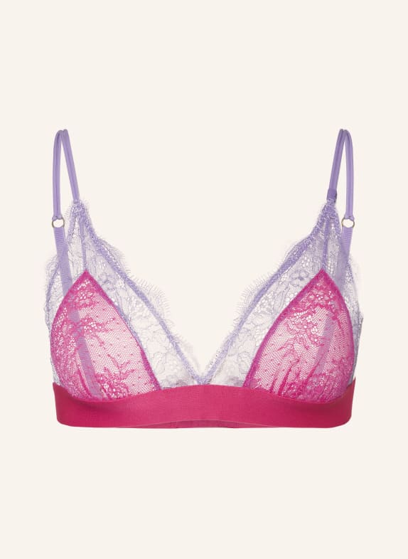 LOVE Stories Triangel-BH LOVE LACE PINK/ HELLLILA