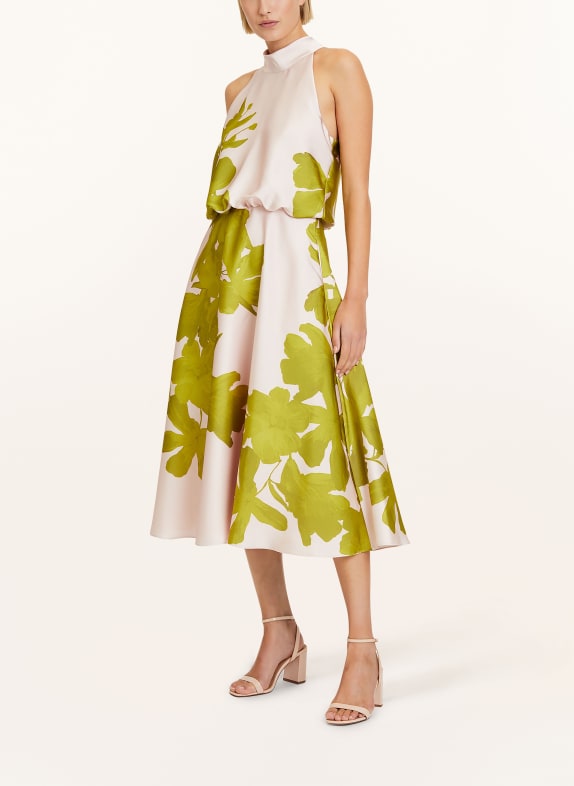 V by Vera Mont Cocktail dress made of satin GREEN/ ROSE
