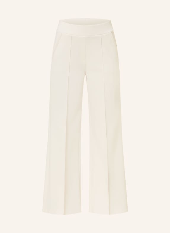RIANI Wide leg trousers made of jersey CREAM