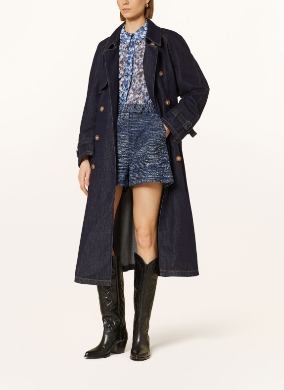 RIANI Jeans-Trenchcoat DUNKELBLAU