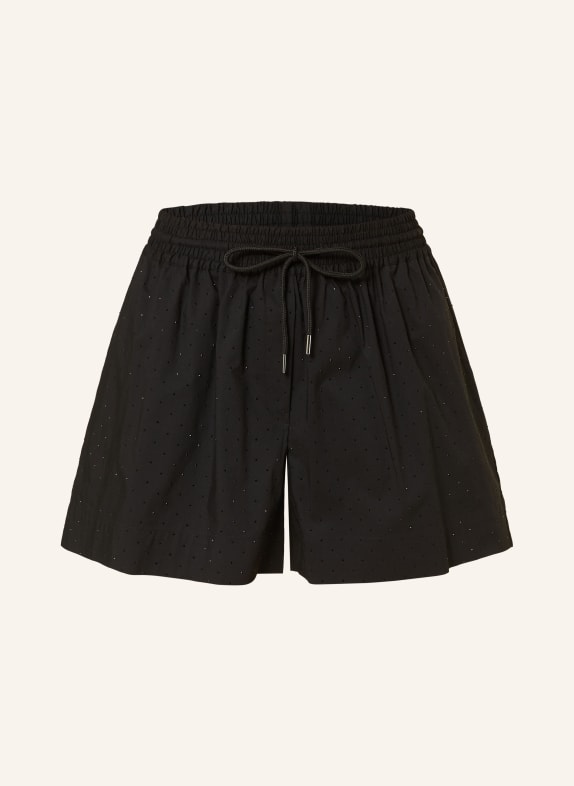 RIANI Shorts with decorative gems BLACK