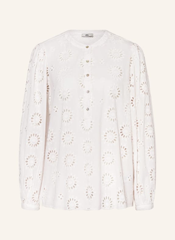 0039 ITALY Shirt blouse ANNIE in broderie anglaise WHITE