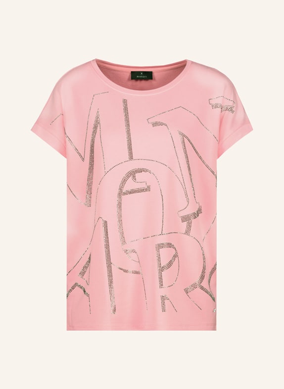 monari T-Shirt mit Schmucksteinen PINK