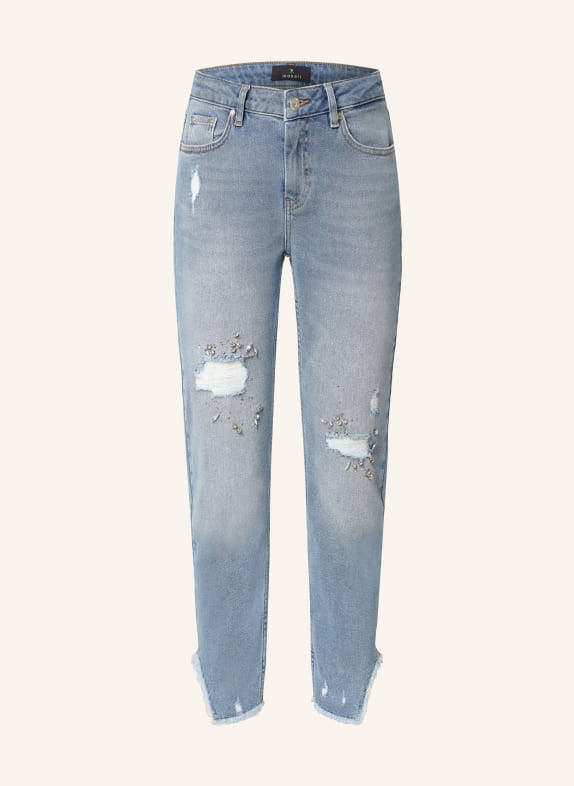 monari Skinny džíny s ozdobnými kamínky 750 jeans