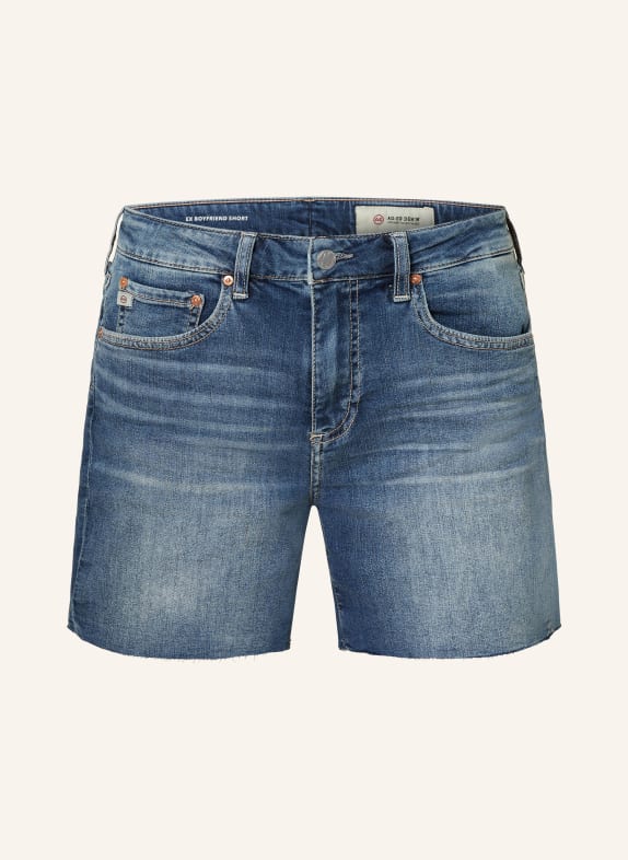 AG Jeans Denim shorts EX BOYFRIEND 19YCRE MID BLUE