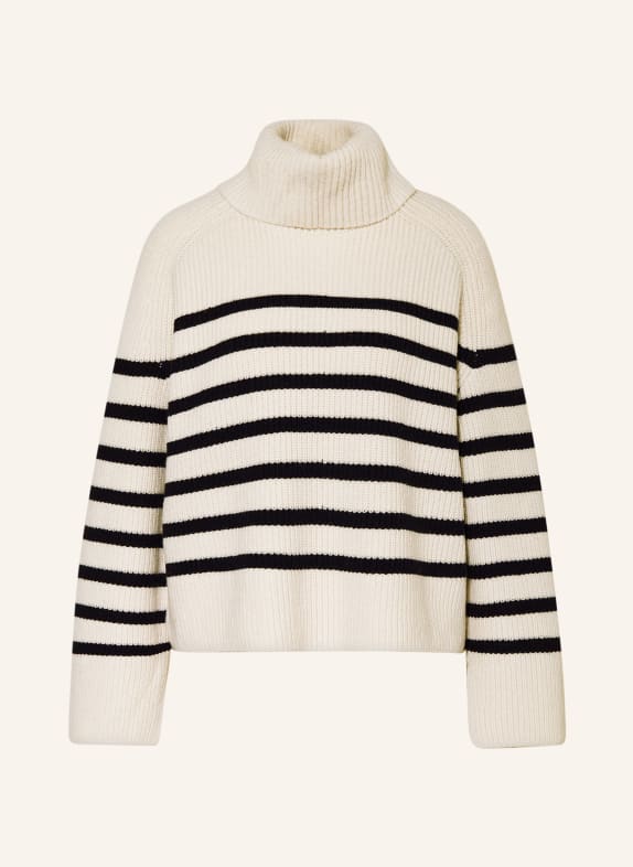 COS Turtleneck sweater WHITE/ BLACK