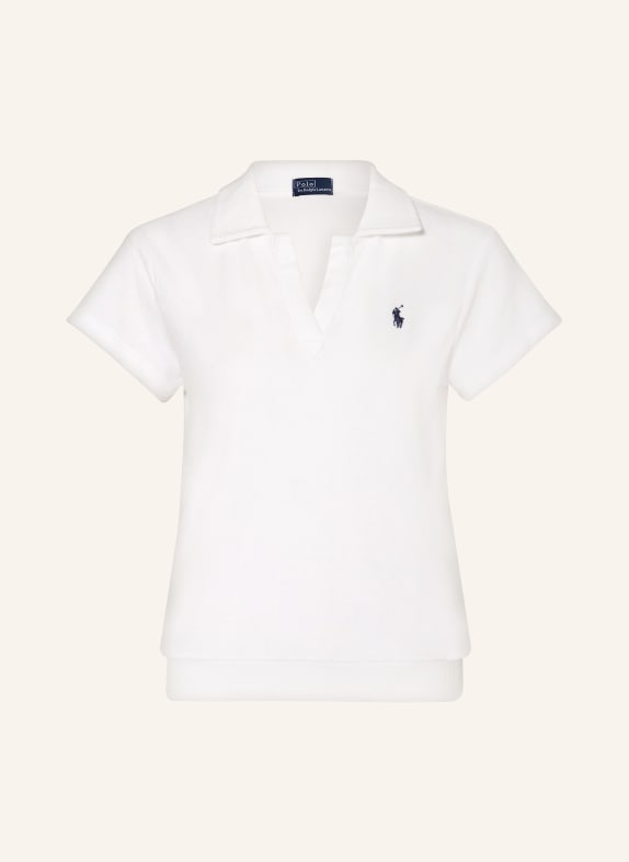 POLO RALPH LAUREN Terry cloth polo shirt WHITE