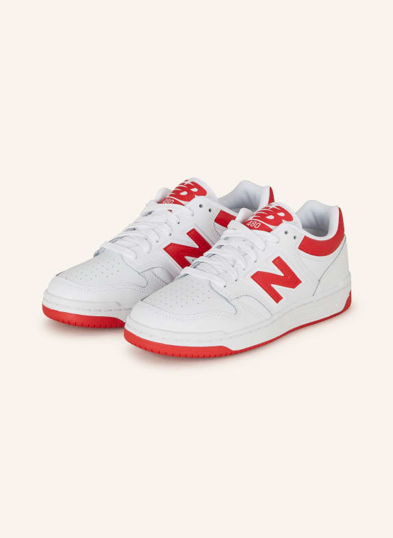 new balance Sneakers 480 WHITE/ RED