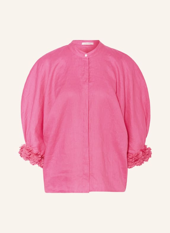 lilienfels Linen blouse with 3/4 sleeves PINK