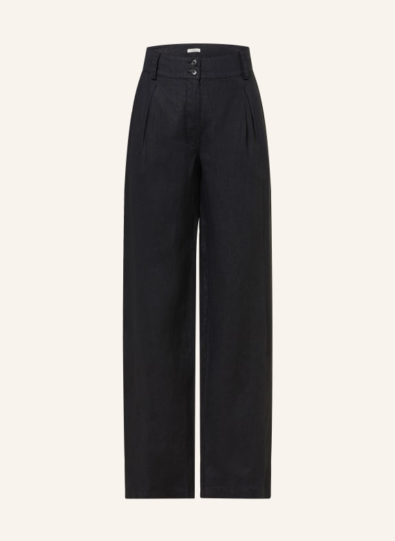 lilienfels Linen trousers BLACK