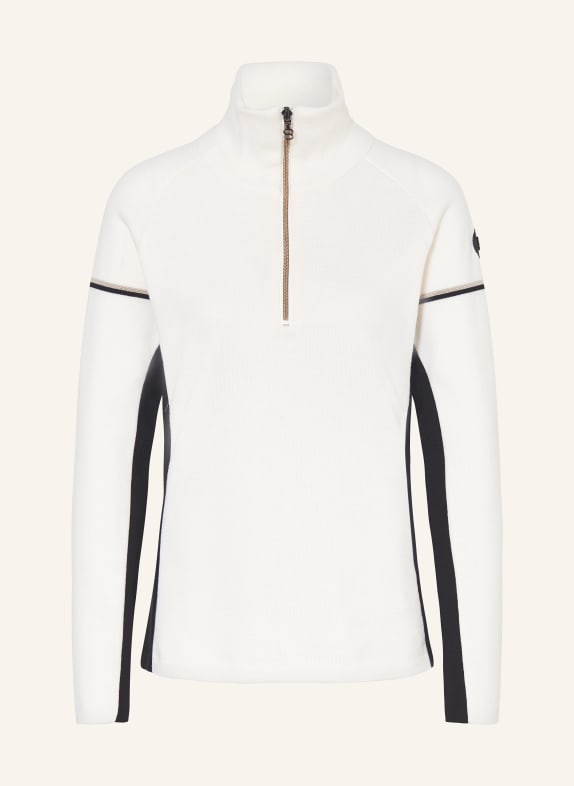 8848 Altitude Midlayer EMBER aus Merinowolle ECRU/ SCHWARZ