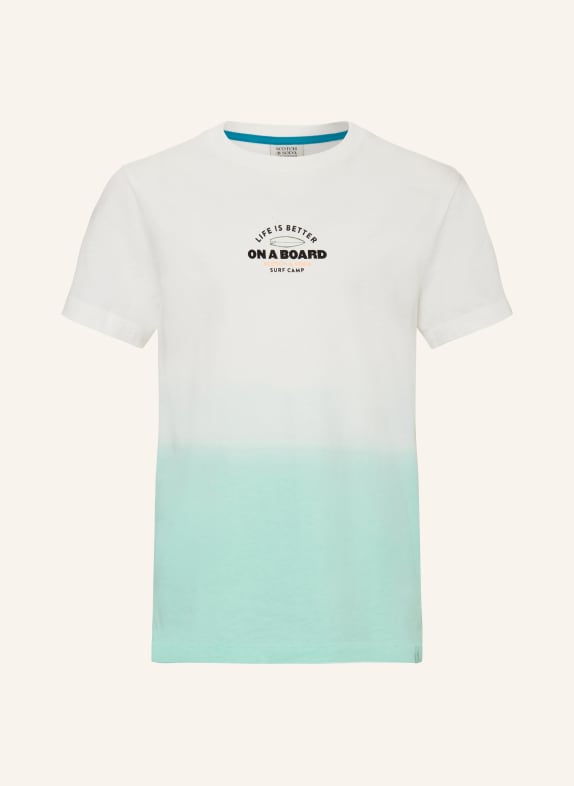 SCOTCH & SODA T-shirt MIĘTOWY/ BIAŁY