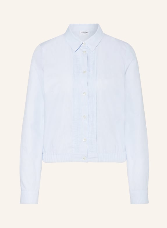 Grasegger Shirt blouse EVELIN WHITE/ LIGHT BLUE