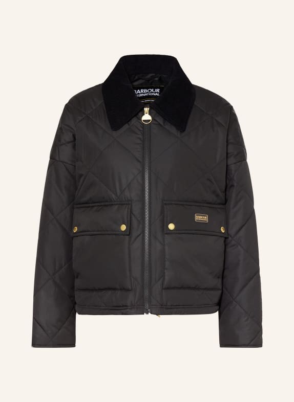 BARBOUR INTERNATIONAL Kurtka pikowana LAIA CZARNY
