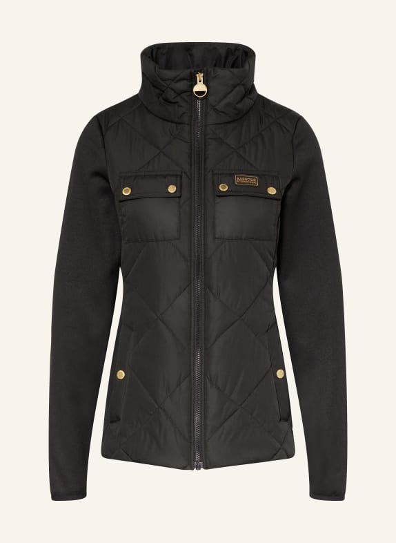 BARBOUR INTERNATIONAL Jacket RUBINS in mixed materials BLACK